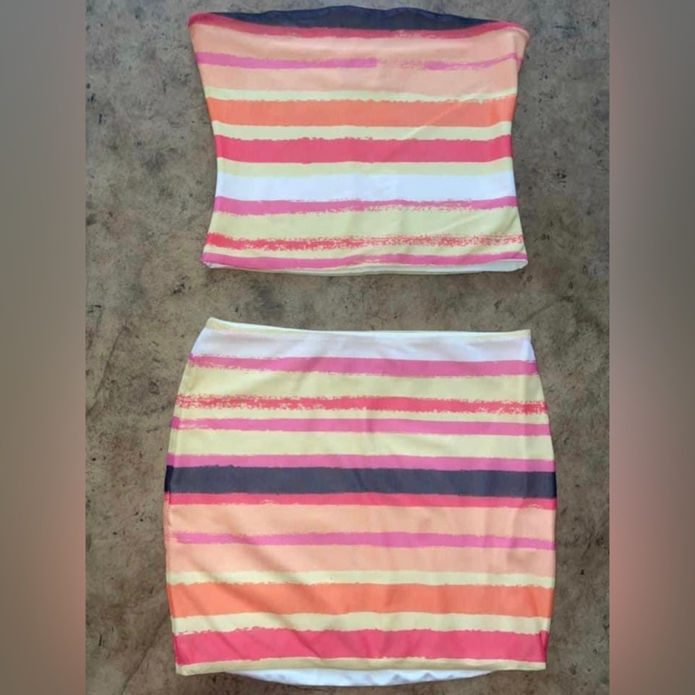 Tigermist set Xs Top XXS skirt